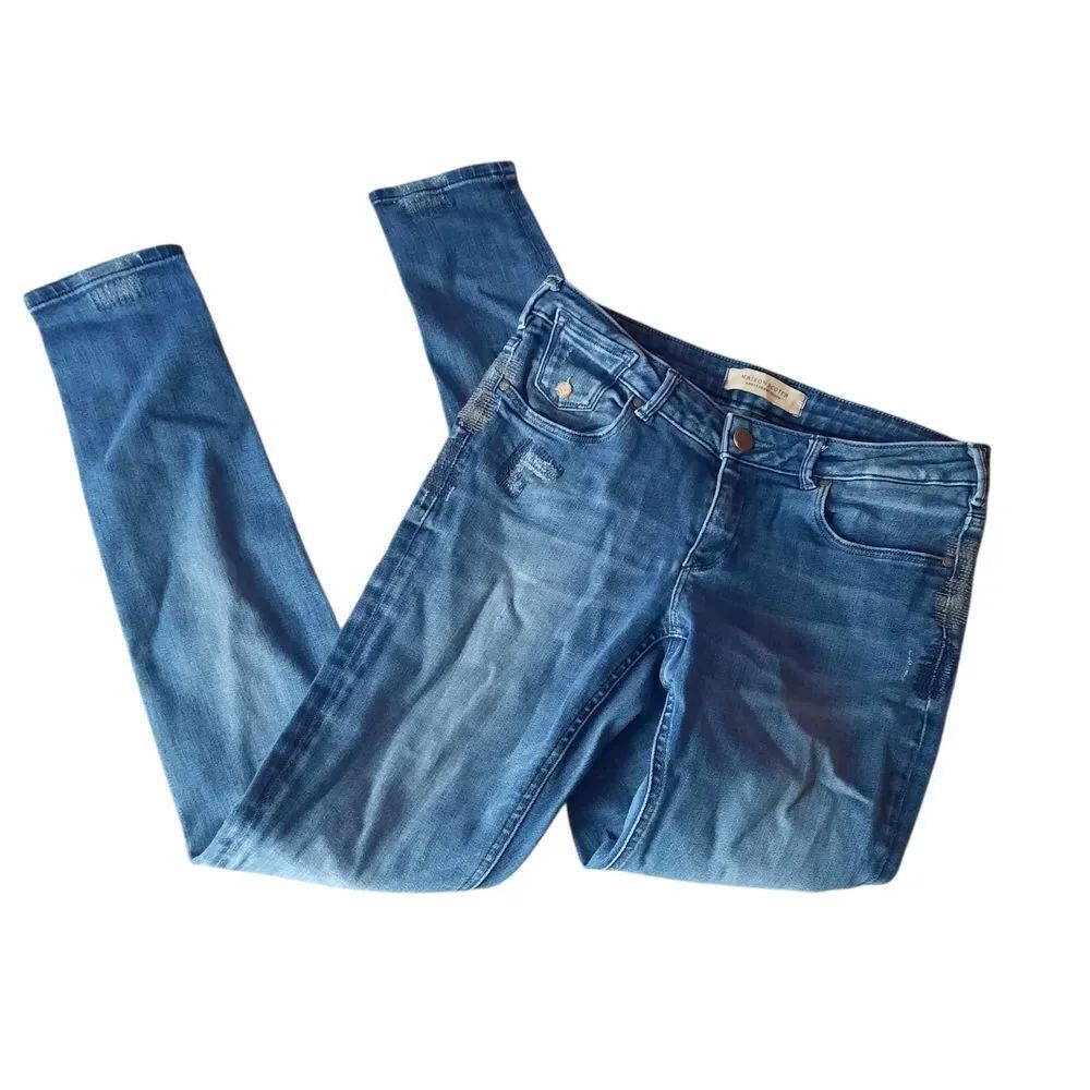 Scotch & Soda Women's Skinny Jeans in Deep Blue